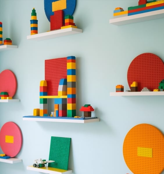 police na lego dětský pokoj