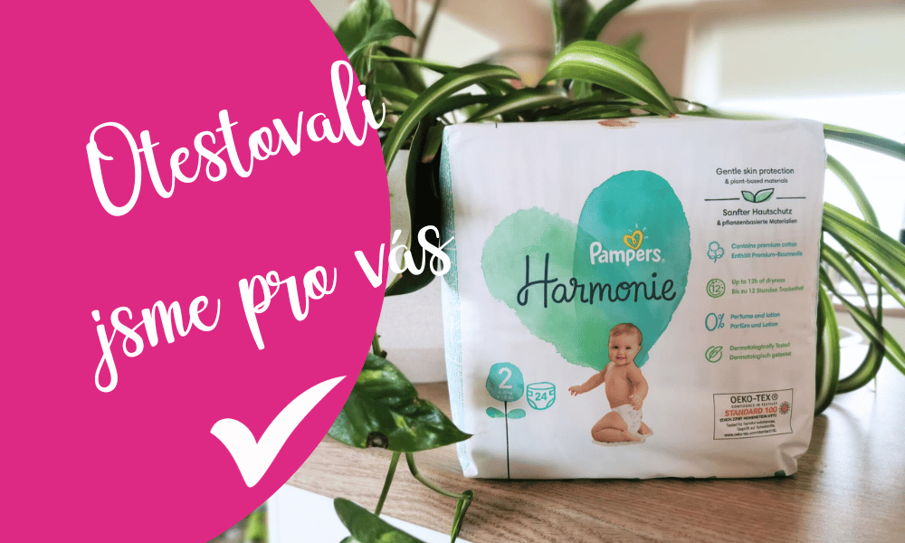 ambasadorky testování recenze Pampers Harmonie plenky