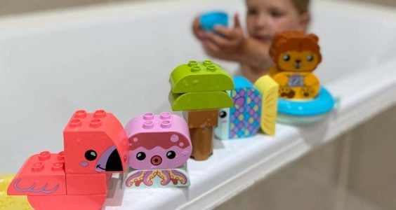 Fotky z testování LEGO DUPLO legrace ve vodě