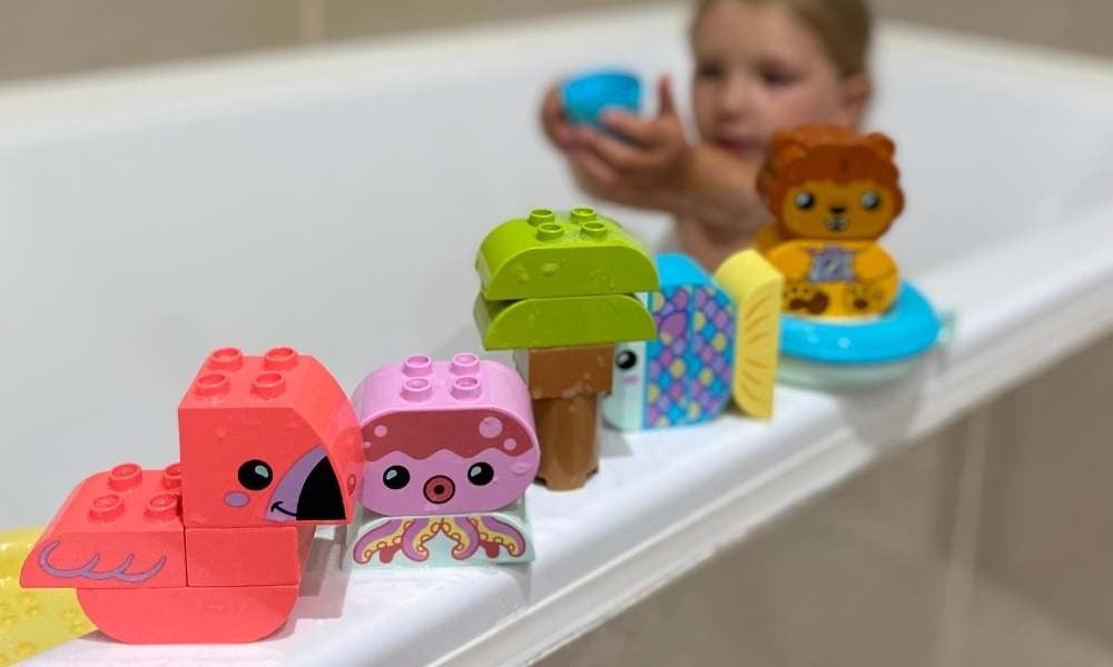 Fotky z testování LEGO DUPLO legrace ve vodě