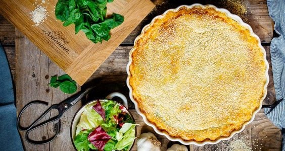 Špenátový pie