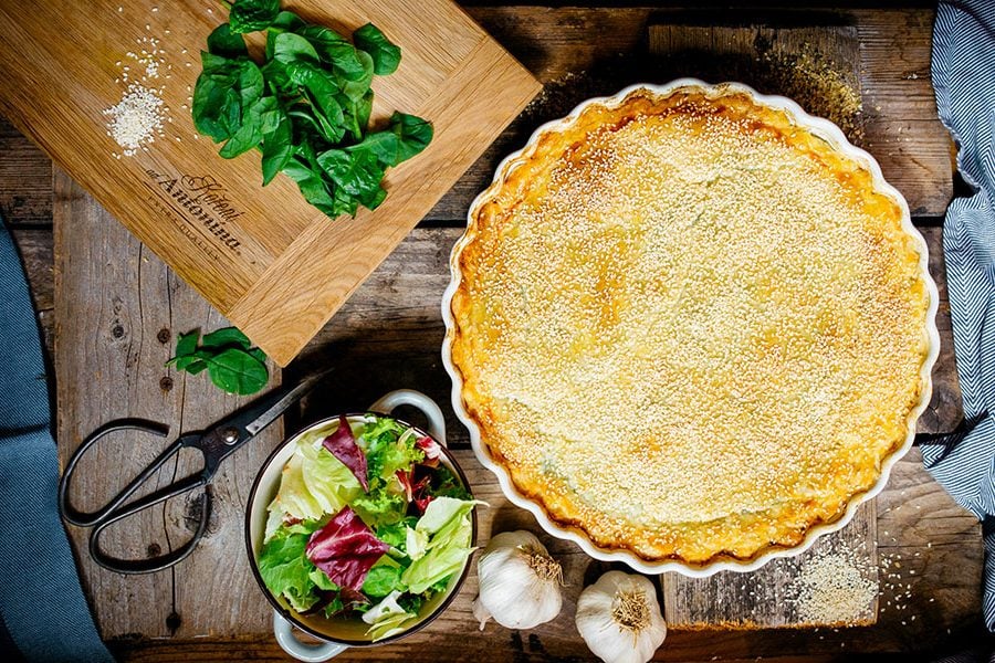 Špenátový pie