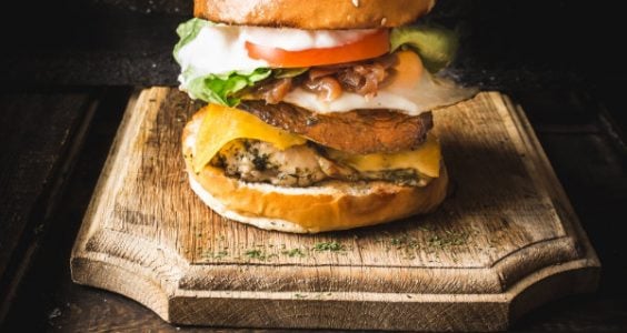 hamburger Portobello