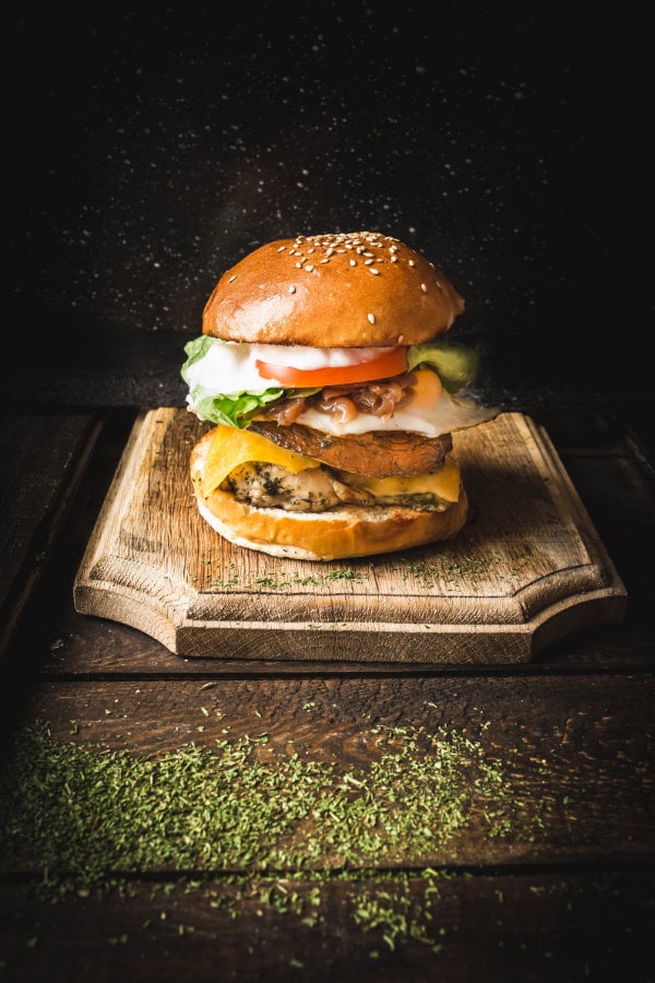 hamburger Portobello