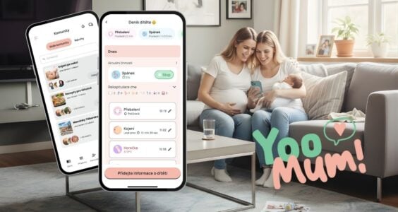 aplikace pro těhotné a maminky Yoomum