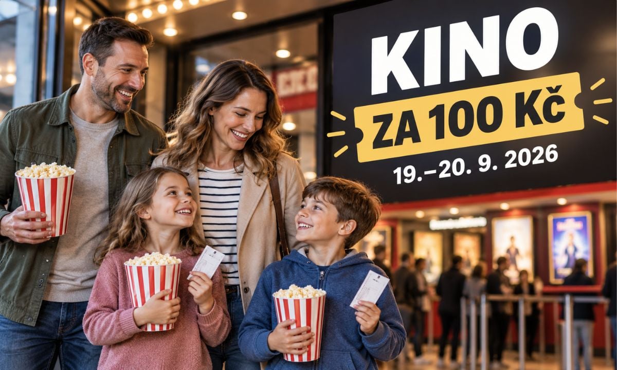 Kino dny 2026 – rodinný víkend v kině za 100 Kč