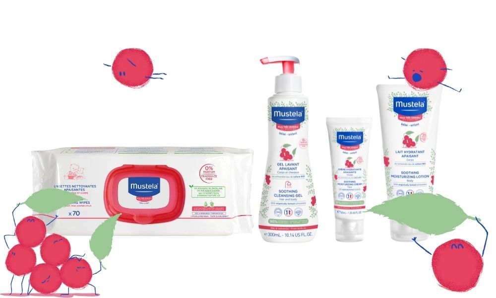 Mustela - citlivá pokožka